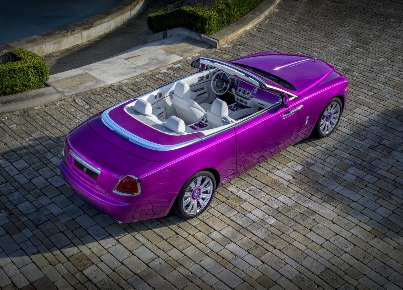 Rolls-Royce Dawn in Fuxia