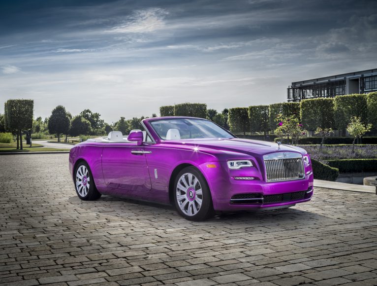 Rolls-Royce Dawn in Fuxia