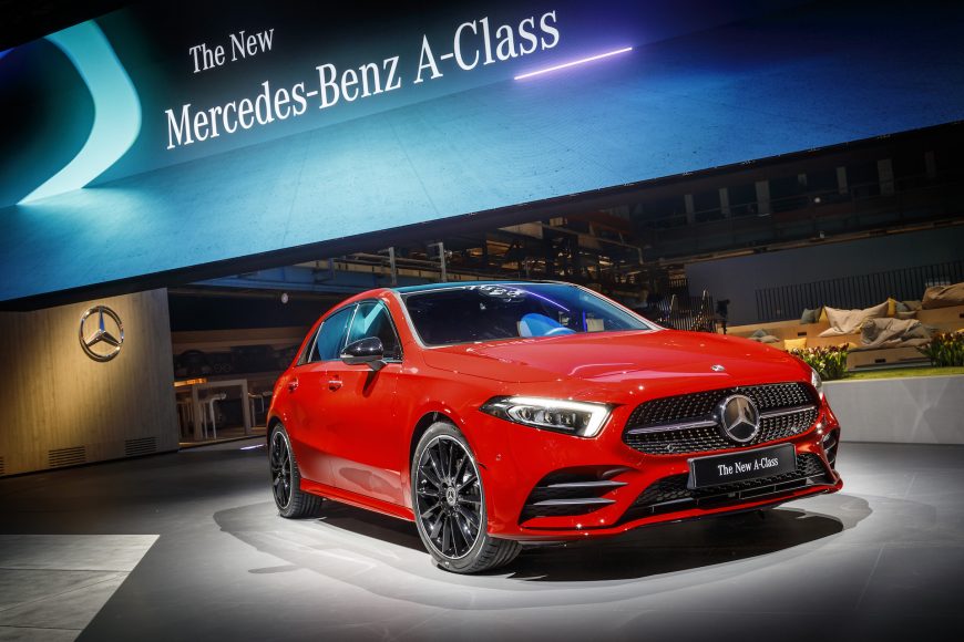 Die neue Mercedes-Benz A-Klasse: Weltpremiere in AmsterdamThe new Mercedes-Benz A-Class: World premiere in Amsterdam