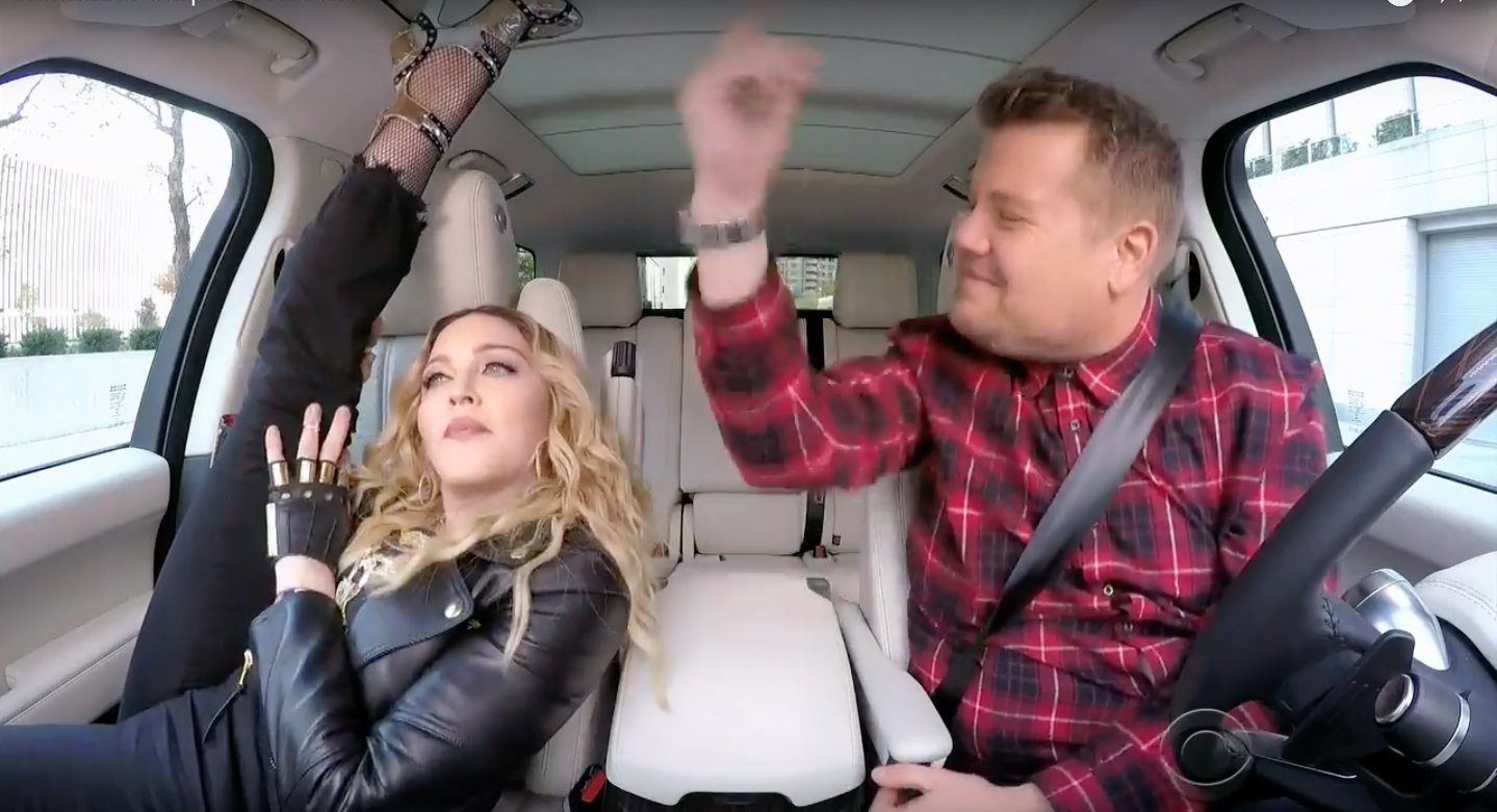 Superleuke Carpool Karaoke met de Queen of Pop Madonna! FemmeFrontaal