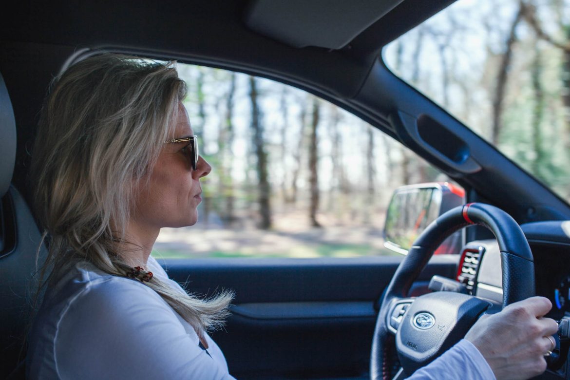 Ford Ranger Raptor driving